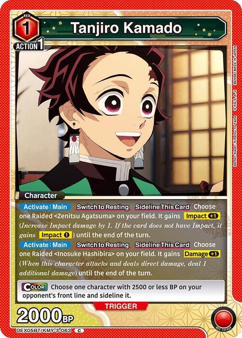 Tanjiro Kamado Card Front