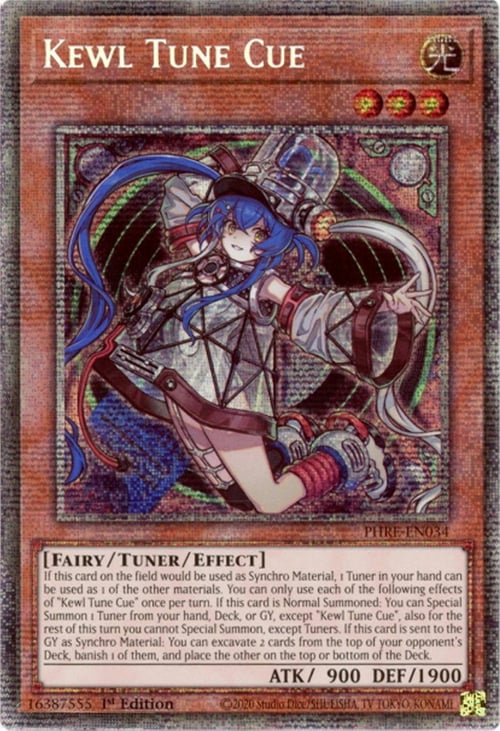 Kewl Tune Cue Card Front