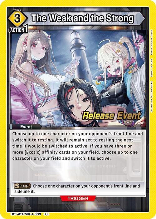 The Weak and the Strong Card Front