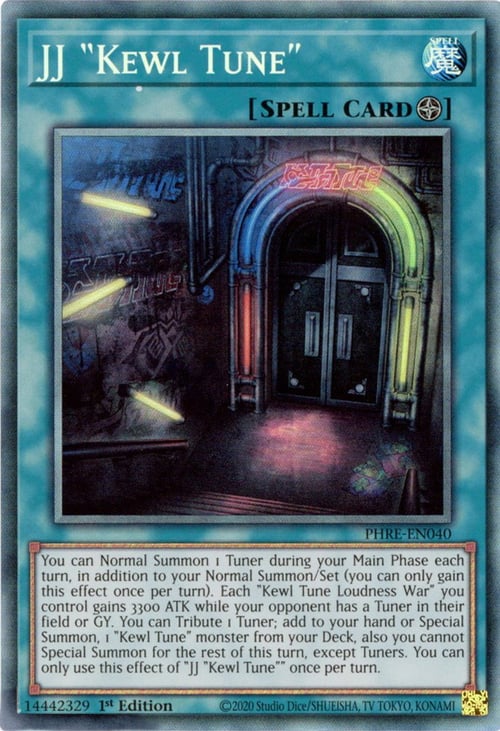 JJ "Kewl Tune" Card Front