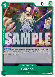 Gordon · 3rd Anniversary Stamp  OP13-024