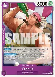 Crocus · 3rd Anniversary Stamp  OP13-062