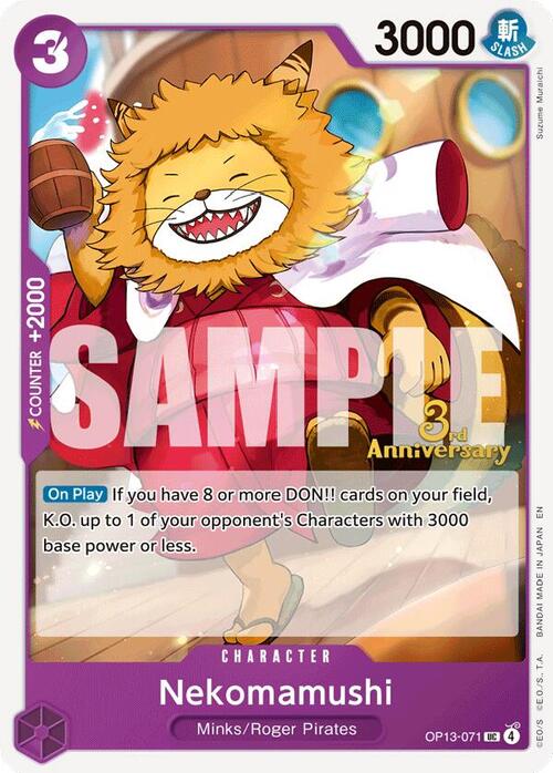 Nekomamushi Card Front