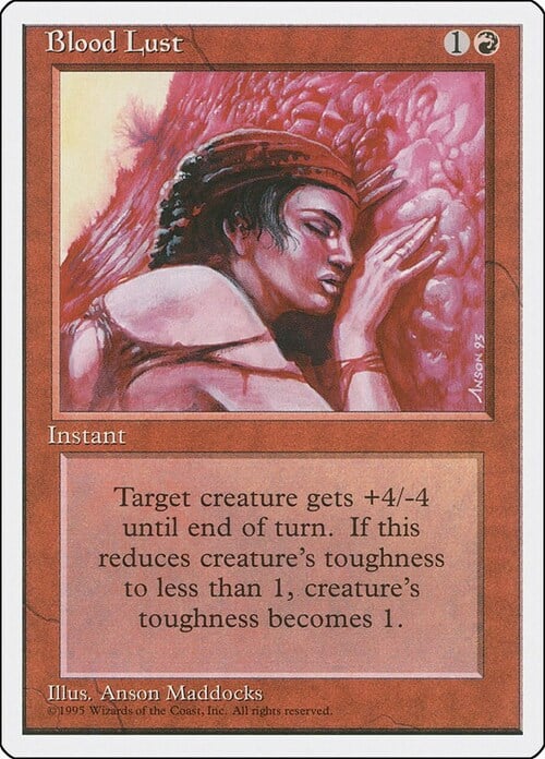 Blood Lust Card Front