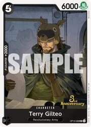 Terry Gilteo · 3rd Anniversary Stamp  OP13-088
