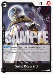 Saint Rosward · 3rd Anniversary Stamp  OP13-095