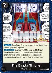 The Empty Throne · 3rd Anniversary Stamp  OP13-099