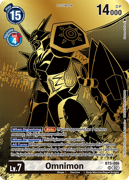 Omnimon Card Front