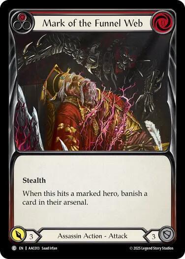 Mark of the Funnel Web (Red) Frente