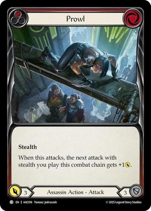 Al acecho (Rojo) Frente