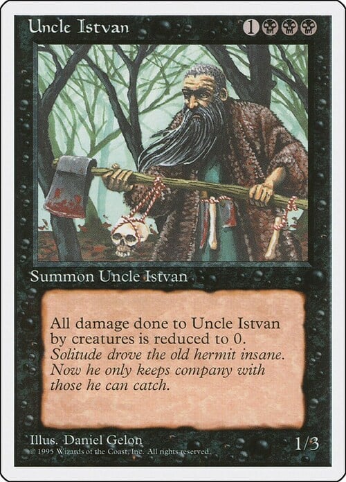 Uncle Istvan Card Front