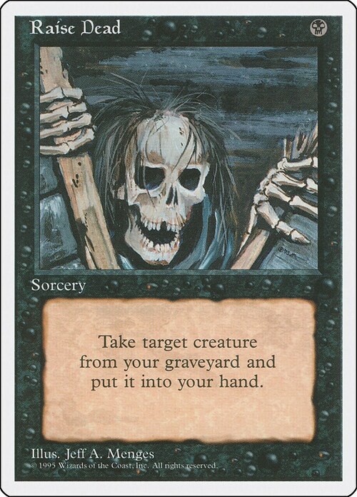 Raise Dead Card Front