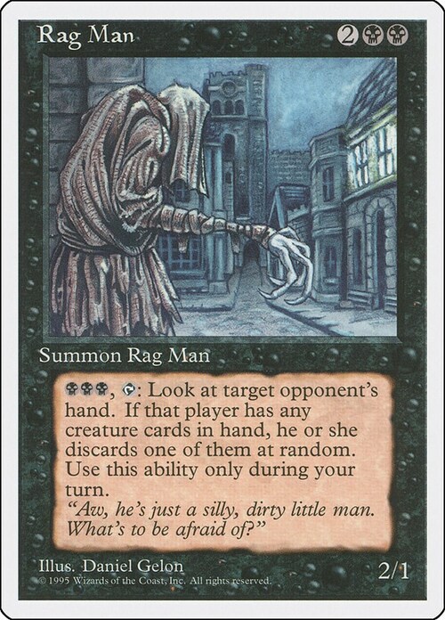 Rag Man Card Front