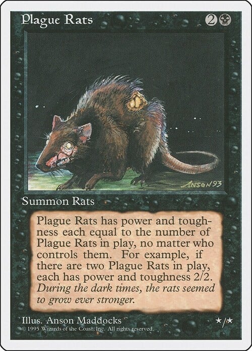 Ratti della Peste Card Front