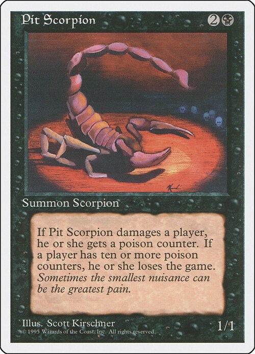 Pit Scorpion Card Front