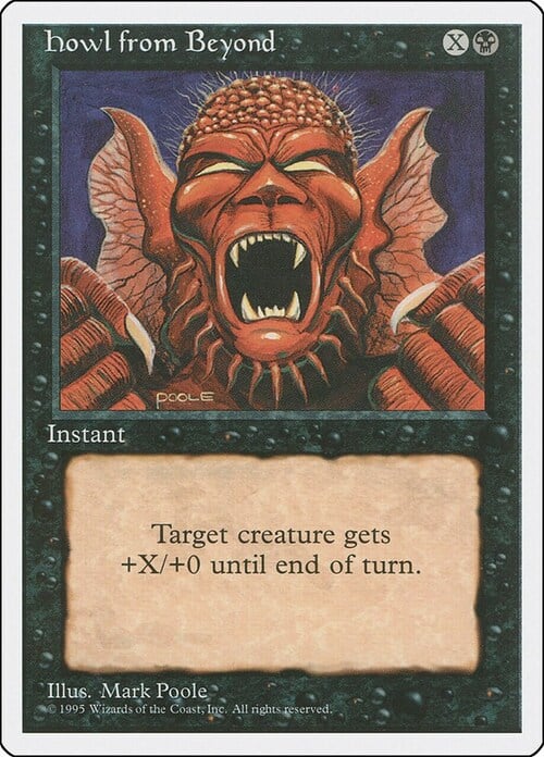 Howl from Beyond Card Front