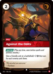 Against the Odds 001
