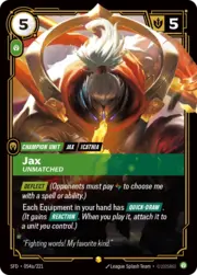Jax - Unmatched