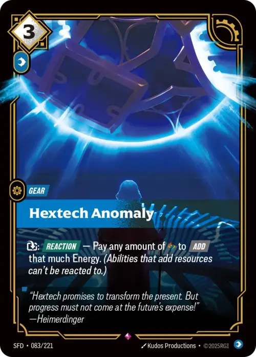 Hextech Anomaly Card Front