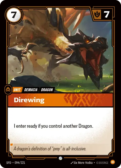Direwing Card Front