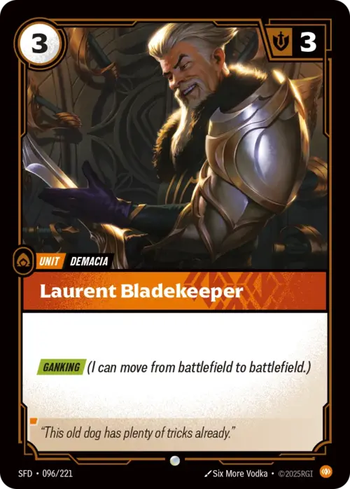 Laurent Bladekeeper Card Front