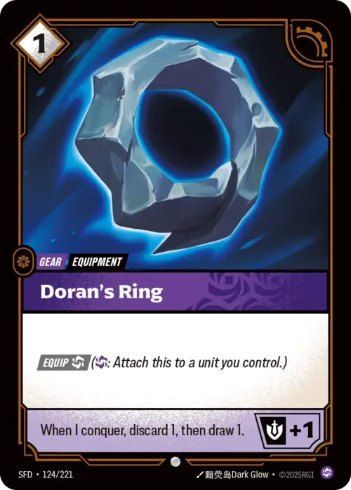 Doran's Ring Card Front