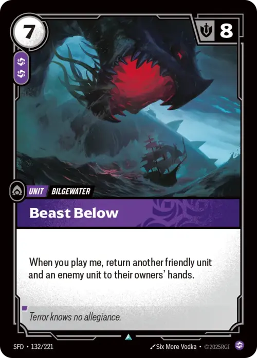 Beast Below Card Front
