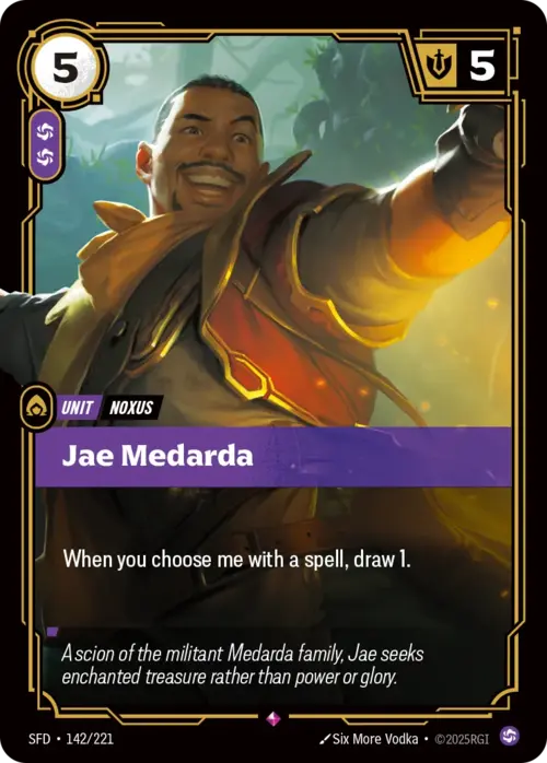 Jae Medarda Card Front