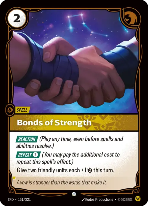 Bonds of Strength Card Front