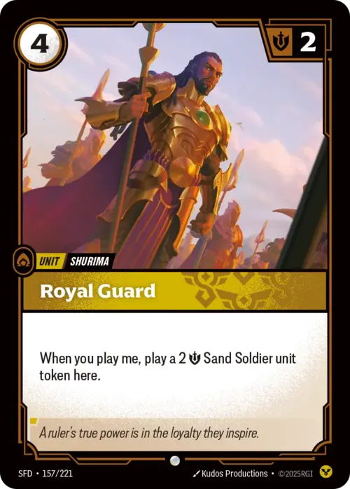 Royal Guard Card Front