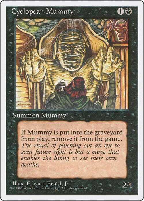Cyclopean Mummy Card Front