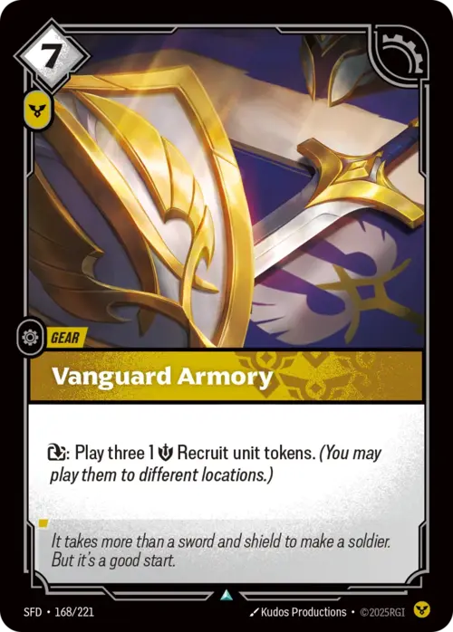 Vanguard Armory Card Front