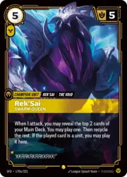 Rek'Sai - Swarm Queen · Alternate Art 170a