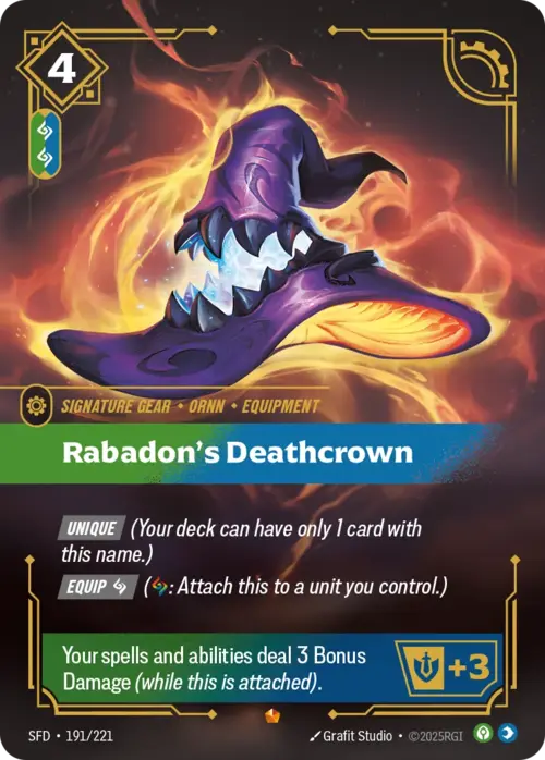 Rabadon's Deathcrown Card Front