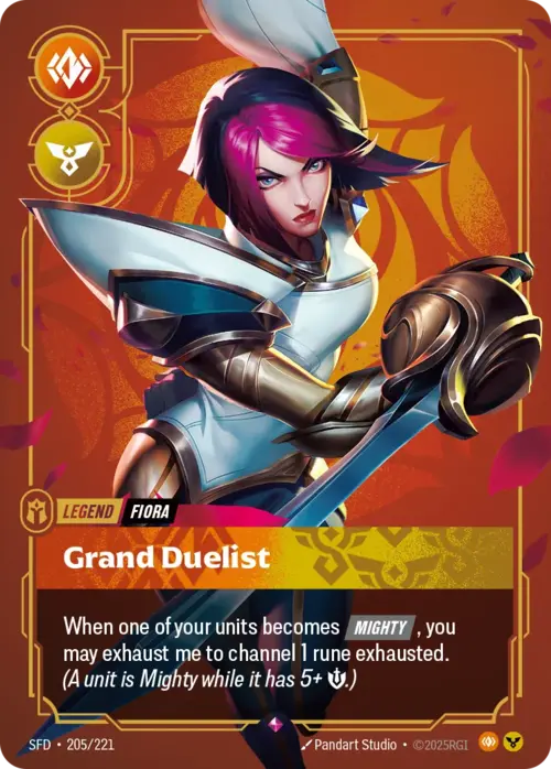 Fiora - Grand Duelist Card Front