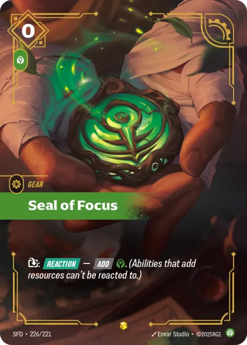 Seal of Focus Card Front