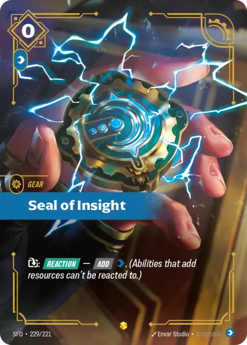 Seal of Insight Card Front