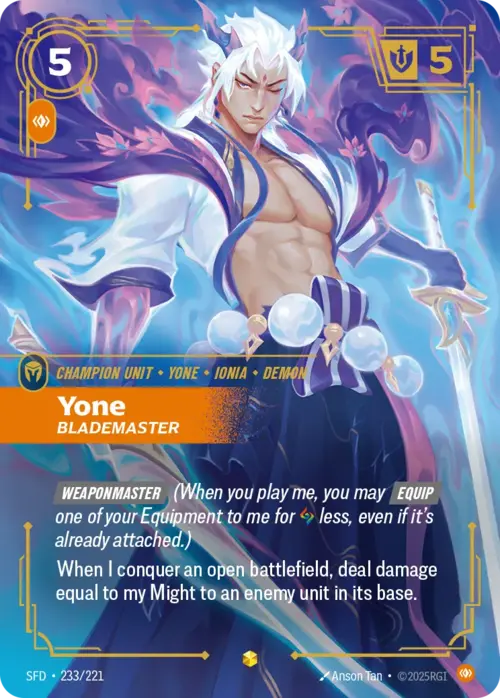 Yone - Blademaster Card Front