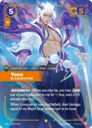 Yone - Blademaster · Showcase | Signed 233s