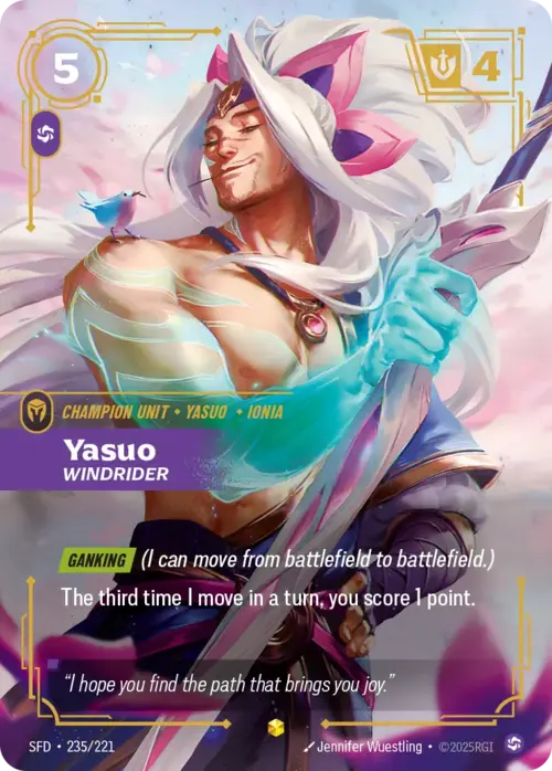 Yasuo - Windrider Card Front