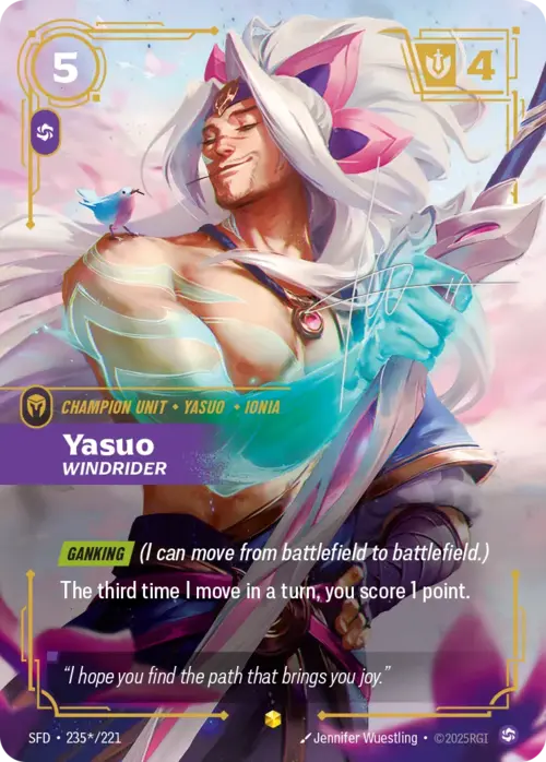 Yasuo - Windrider Card Front