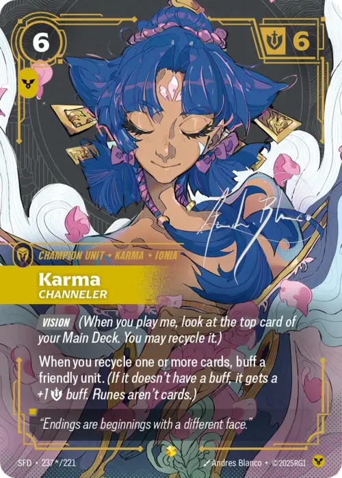 Karma - Channeler Card Front