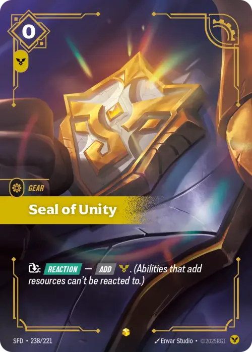 Seal of Unity Card Front