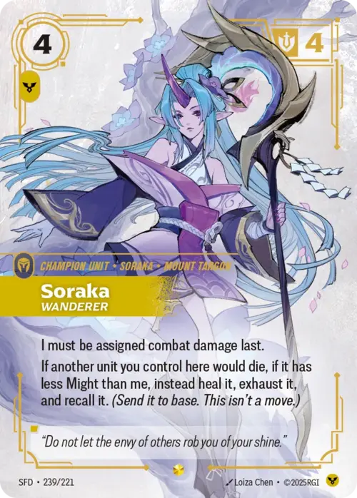 Soraka - Wanderer Card Front