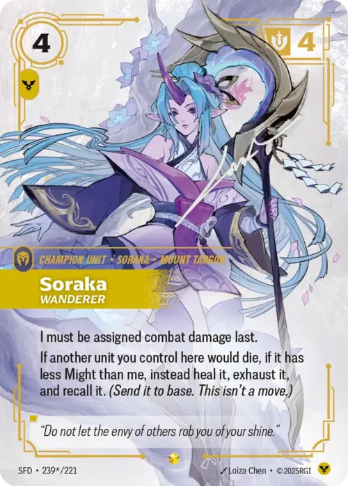 Soraka - Wanderer Card Front