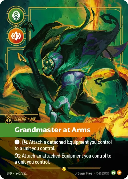 Jax - Grandmaster at Arms Card Front