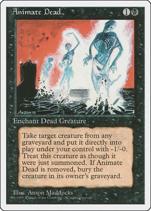Animate Dead Card Front