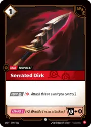 Serrated Dirk 009
