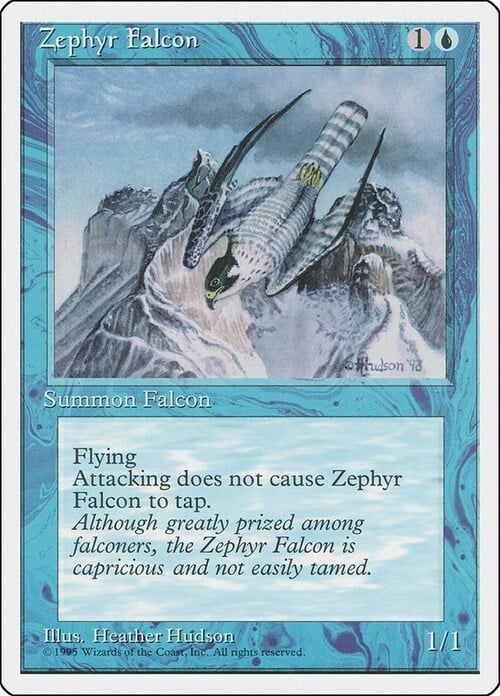 Zephyr Falcon Card Front