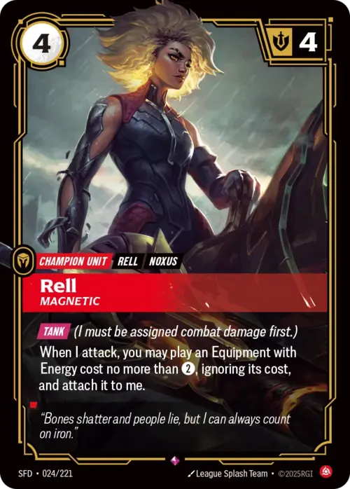 Rell - Magnetic Card Front